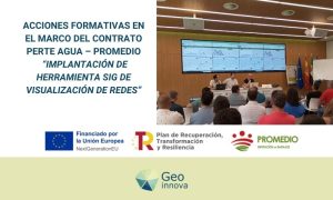 Acciones formativas en el marco del contrato PERTE AGUA – Promedio “Implantación de herramienta SIG de visualización de redes”